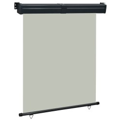 Auvent latéral de balcon 145x250 cm Gris 