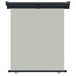 Auvent latéral de balcon 145x250 cm Gris 