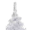 Arbre de Noël artificiel pré-éclairé/boules argenté 180 cm PET 