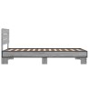 Cadre de lit sans matelas sonoma gris 75x190 cm 