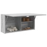 Armoire murale de bain sonoma gris 80x25x40cm bois d'ingénierie 