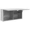 Armoire murale de bain sonoma gris 80x25x40cm bois d'ingénierie 