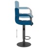 Tabouret de bar Bleu Velours 