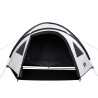 Tente de camping à dôme 4 personnes tissu occultant imperméable 