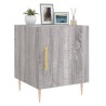 Tables de chevet 2 pcs sonoma gris 40x40x50cm bois d'ingénierie 