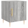 Tables de chevet 2 pcs sonoma gris 40x40x50cm bois d'ingénierie 