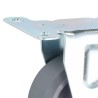 24 pcs Roulettes fixes 75 mm 
