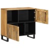Buffet 80x34x75 cm bois de manguier massif brut 