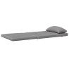 Coussins de chaise adirondack lot de 2 gris tissu oxford 