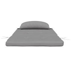 Coussins de chaise adirondack lot de 2 gris tissu oxford 