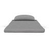 Coussins de chaise adirondack lot de 2 gris tissu oxford 