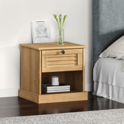 Table de chevet VIGO 42x35x42 cm bois de pin massif 