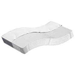 Matelas à ressorts ensachés pour enfants moyen 80x160 cm 