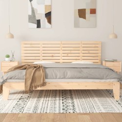 Tête de lit murale 166x3x63 cm Bois massif de pin 