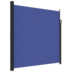 Auvent latéral rétractable bleu 200x500 cm 