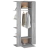 Armoires de couloir 2 pcs sonoma gris Bois d'ingénierie 