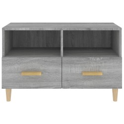 Meuble TV Sonoma gris 80x36x50 cm Bois d'ingénierie 