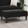 Repose-pied noir 77x55x31 cm velours 