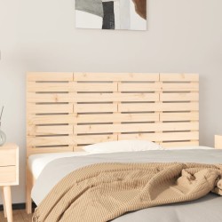 Tête de lit murale 141x3x63 cm Bois massif de pin 