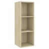 Ensemble de meubles TV 3 pcs Chêne sonoma Bois d'ingénierie 