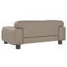 Lit pour chien cappuccino 70x45x30 cm similicuir 