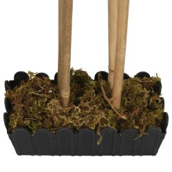 Bambou artificiel 760 feuilles 120 cm vert 