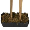 Bambou artificiel 760 feuilles 120 cm vert 