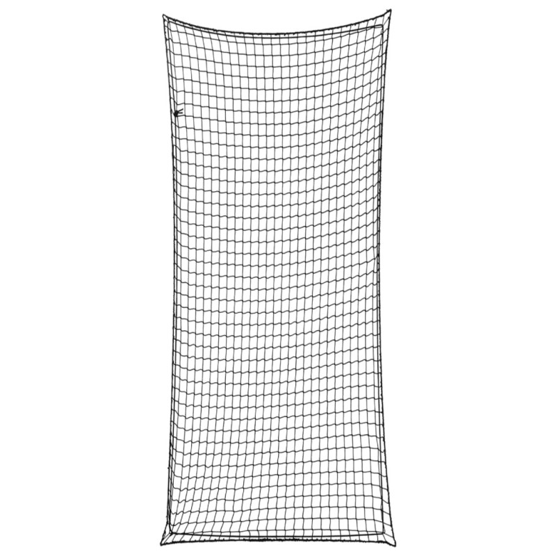 Filet pour remorque avec corde élastique noir 8x3,5 m PP 