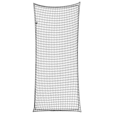 Filet pour remorque avec corde élastique noir 8x3,5 m PP 