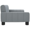 Canapé pour enfants gris clair 70x45x30 cm tissu 