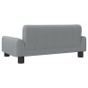 Canapé pour enfants gris clair 70x45x30 cm tissu 