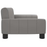 Lit pour chien gris 70x45x30 cm similicuir 