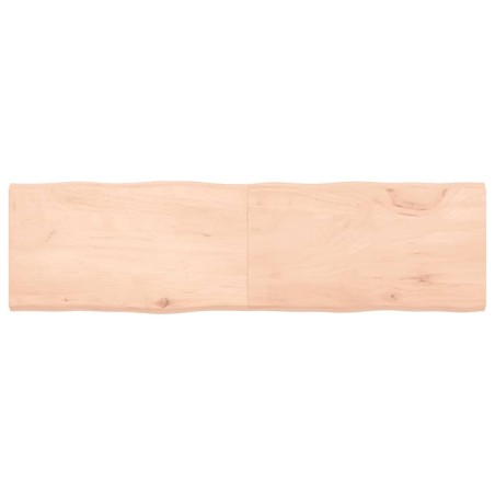 Dessus de table bois massif non traité bordure assortie 