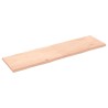 Dessus de table bois massif non traité bordure assortie 