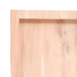 Dessus de table bois massif non traité bordure assortie 