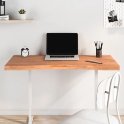 Dessus de bureau 110x(50-55)x4 cm bois massif de hêtre 