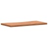 Dessus de bureau 110x(50-55)x4 cm bois massif de hêtre 