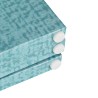 Cloison de séparation pliable 200 x 170 cm Papillon Bleu 