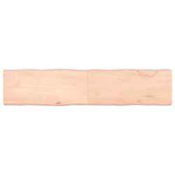 Dessus de table bois massif non traité bordure assortie 