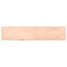 Dessus de table bois massif non traité bordure assortie 