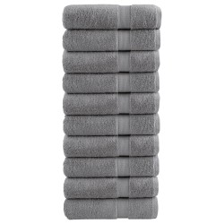 Essuie-mains de qualité supérieure SOLUND 10 pcs gris 600 g/m² 