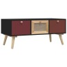 Table basse avec tiroirs 80x40x35,5 cm bois d'ingénierie 
