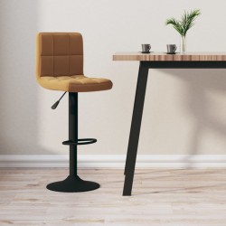 Tabouret de bar Marron Velours 