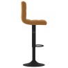 Tabouret de bar Marron Velours 