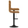 Tabouret de bar Marron Velours 