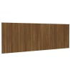 Tête de lit murale Chêne marron 240x1,5x80 cm Bois d'ingénierie 