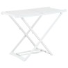 Étendoir à linge pliable Blanc Plastique 