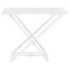 Étendoir à linge pliable Blanc Plastique 