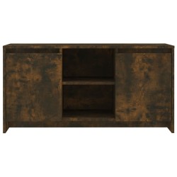 Meuble TV Chêne fumé 102x37,5x52,5 cm Bois d'ingénierie 
