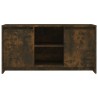 Meuble TV Chêne fumé 102x37,5x52,5 cm Bois d'ingénierie 